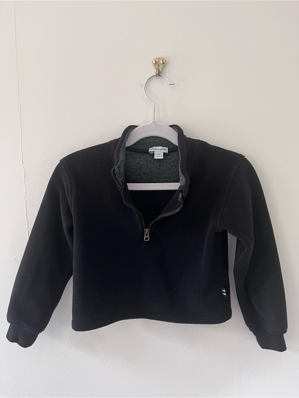 Splendid | Fleece Quarter Zip Jacket | Size 2